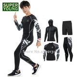 Kids Boys Running Leggings Children Fitness Gym Clothing