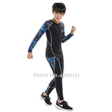 Kids Boys Running Leggings Children Fitness Gym Clothing