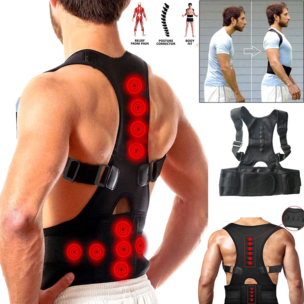 New and high quality Adjustable Posture Support Brace Magnet