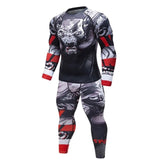 male Sport Suit Men running clothes