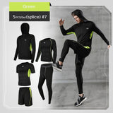 Men's Tracksuit Gym Fitness Compression Sports Suit Clothes