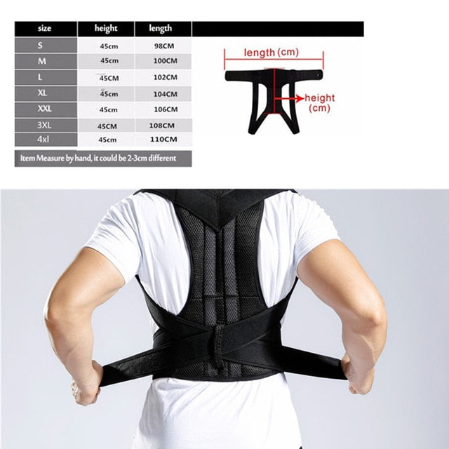 Adjustable Adult Corset Back Posture Corrector Therapy Shoulder for man and woman