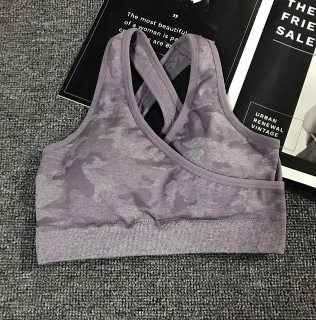 Camouflage Camo Yoga Set Sports Wear For Women